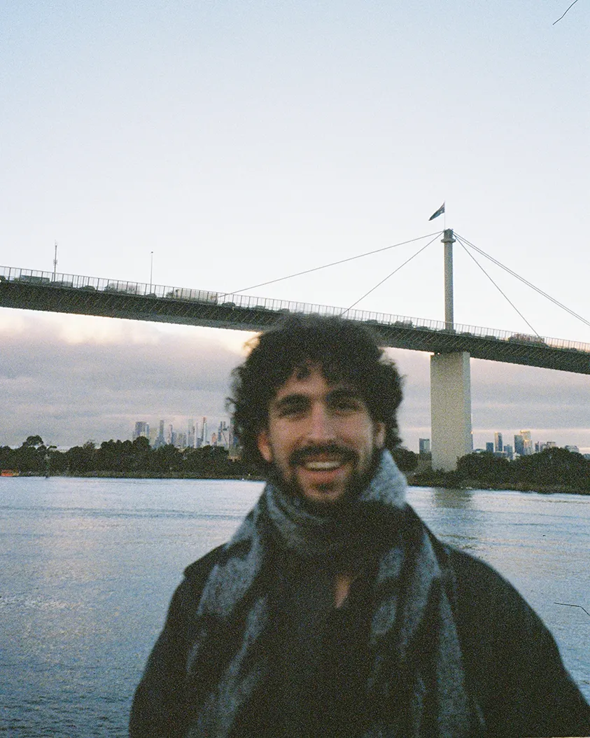 Michael Campelj candid smile. Credit: Ruben Vasconez-Swett