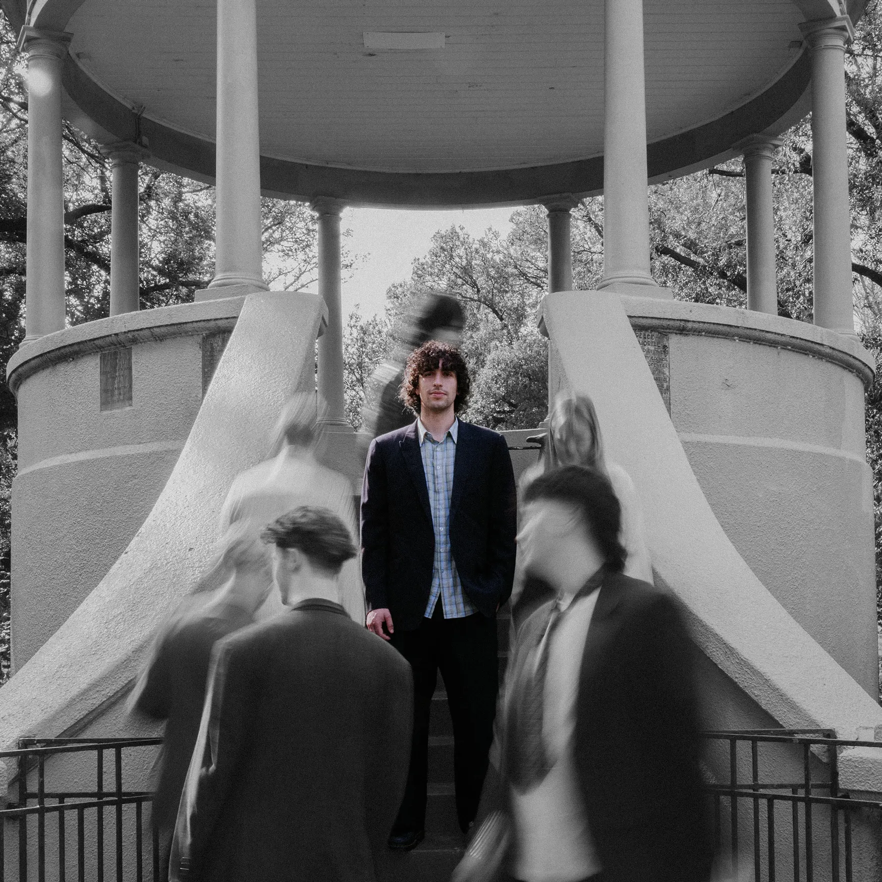 Michael Campelj Press Shot in black and white. Credit: Danielle Cassarino