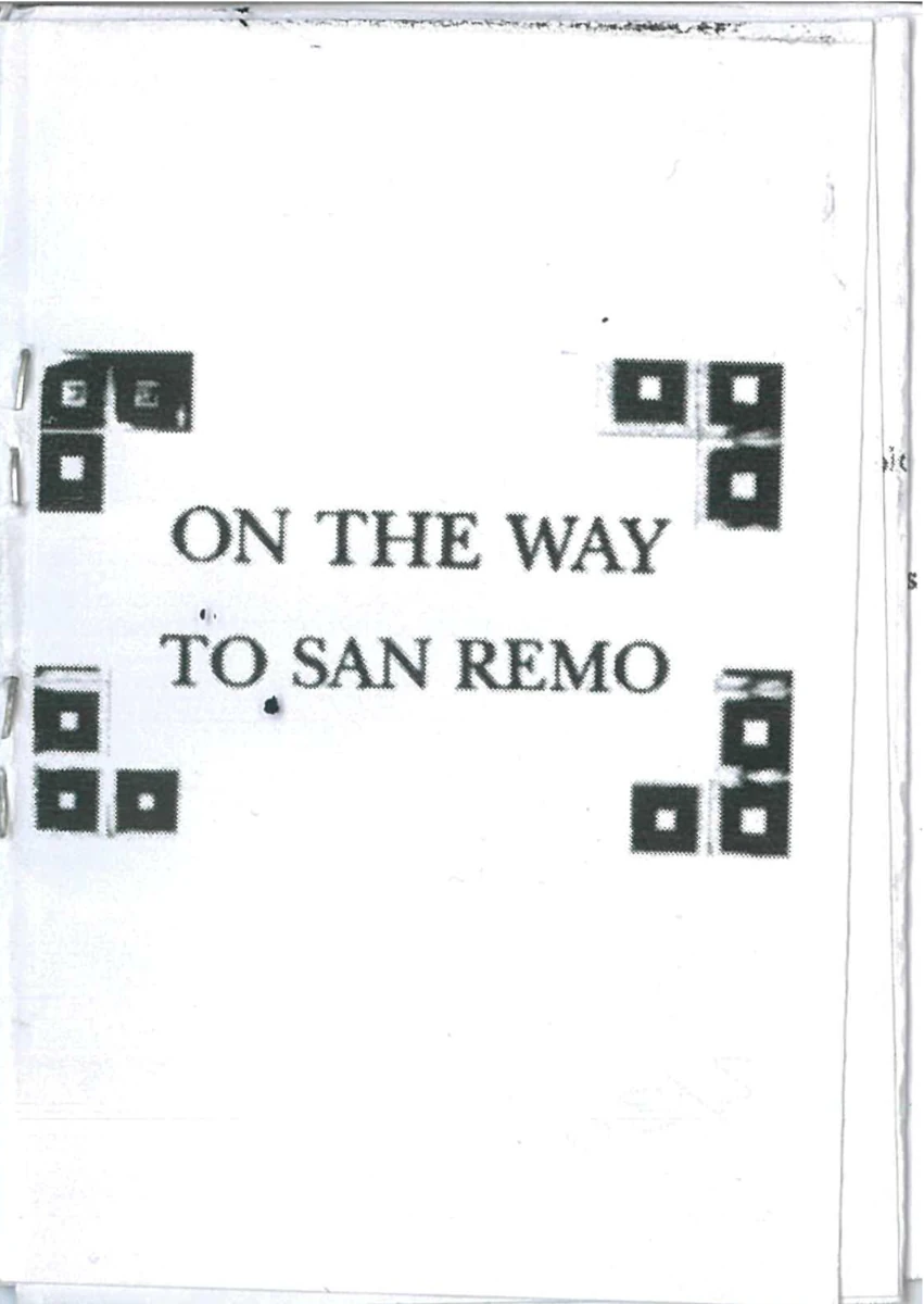 On the Way to San Remo